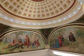 Streator library completes mural restoration project