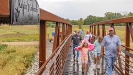 Photos: Hennepin celebrates new 'Grazing Cattle' sculpture and Kevin Coleman Bridge opening