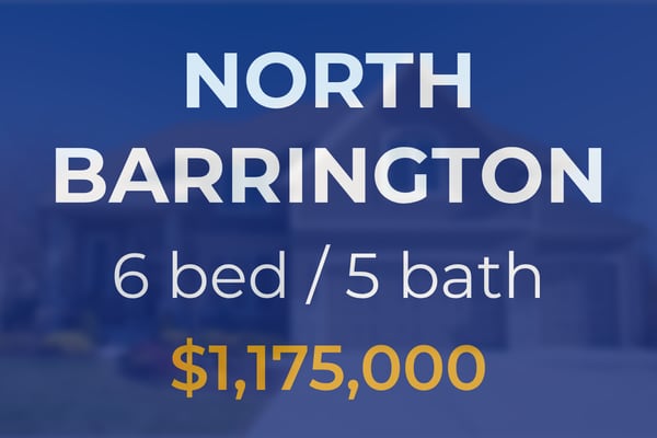 Sale closed in North Barrington: $1.18 million for a single-family home