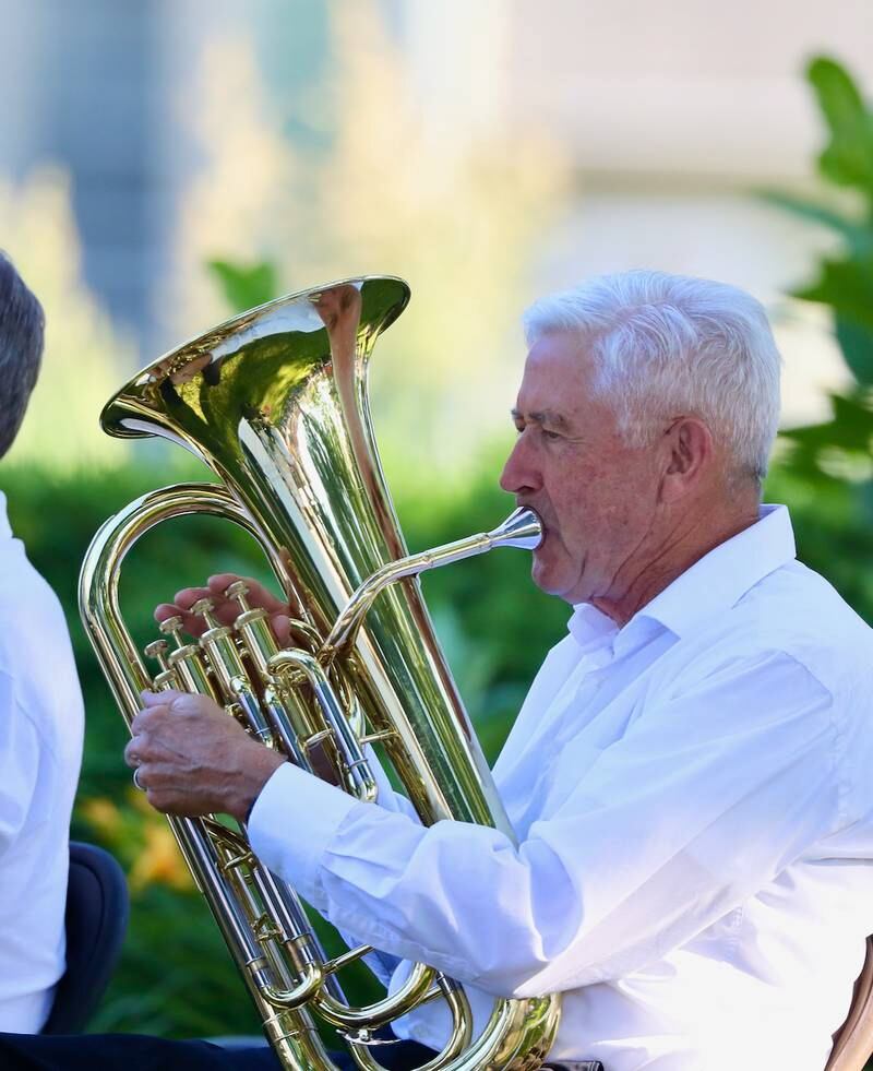 Princeton's Community Band performed Sunday at Soldiers and Sailors Park in Princeton.