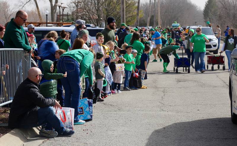 Parade-goers enjoyed the St. Patrick's Day Parade in Yorkville on Saturday, March 15, 2024.