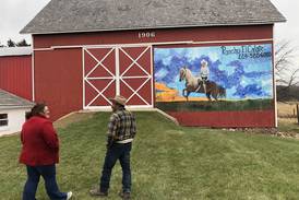 Dancing horse ranch outside Ringwood features new mural: ‘Van Gogh meets Mexico’