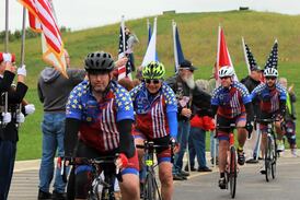 Gold Star 500 riders making stops in Forreston, Polo
