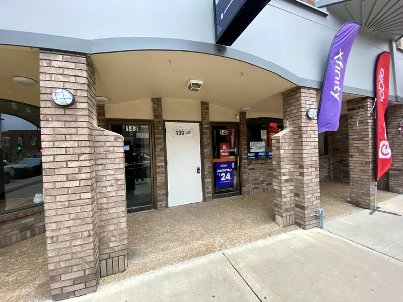 The building at 143 E. Lincoln Highway in downtown DeKalb shown Tuesday, March 26, 2024. The space is expected to be used for a new boutique dubbed Hidden Treasures & More.