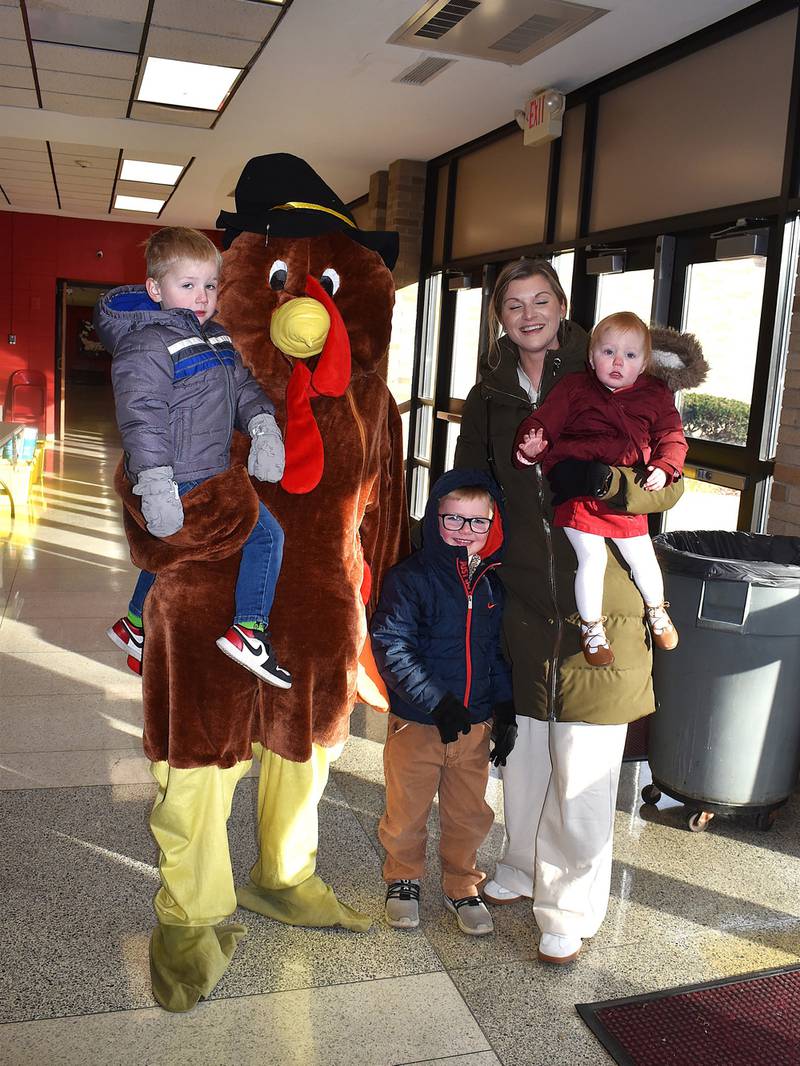 The chilly temperatures and the wind did not stop the Burn family from joining in on the fun at Morrison's Turkey Trot on Saturday, Nov. 30, 2024.