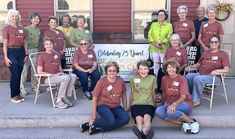Pictured, left-to-right, in the front row, are: Nancy Dykstra, Judy Deter, and Cheryl Onken. Second row: Secretary Jan Mayes,  President Sharon Moore, Treasurer Mary Latwesen, and Vice President Beck Brady. Back row: Susan Horn, Isako Wesinger,  Helen Null, Jacky Gorzny, Nancy Stevens,  Charla Olson, Jan Kelly, Vern Latwesen, and Vicki Weibenga. Not present when the photo was taken were Amy Shoemaker, Cindy Brackmeyer, Kelly West, Lara Adolph, Kenneth Lange, Marcia Haag, Tina Schrader, and Tom Nedbal.
