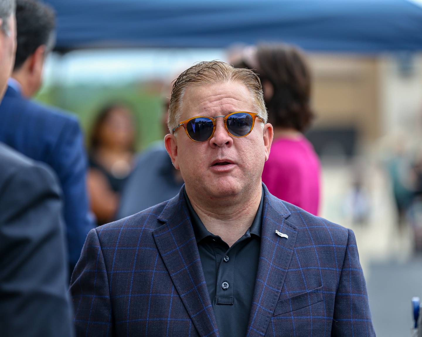 Romeoville Mayor John Noak at the grand opening for a new cancer care center on Sunday, July 17, 2022, at the Ascension Illinois Health Center, 500 S. Weber Road, Romeoville.