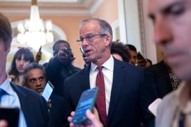 Senate Republicans head to the White House in a show of unity as the shutdown enters its fourth week