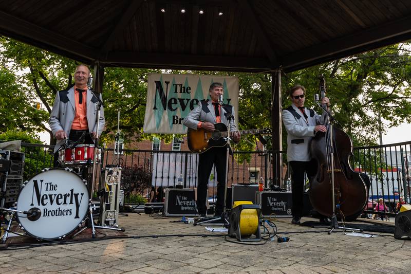 The Neverly Brothers kick-off the Concerts at Central Square series in Lockport on June 2, 2025.