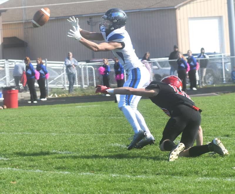 EPC's Brady Sweitzer waits for a pass during Saturday, Oct. 15 action in Fulton.