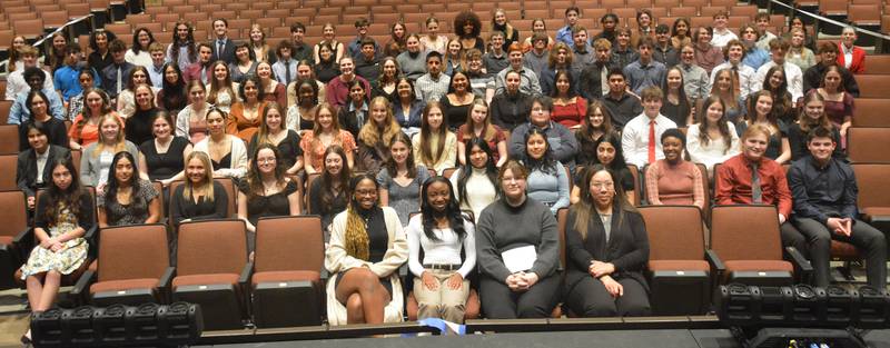DeKalb High School National Honor Society inductees