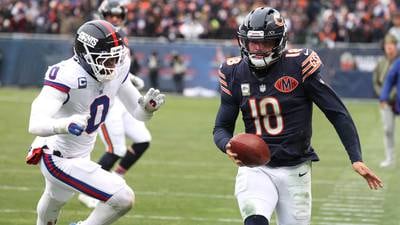 Caleb Williams was sacked a Bears record 68 times last year. Here’s how he fixed that. 