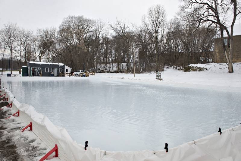 Workers in Dixon devoted Tuesday morning setting up the ice rink in Page Park for the winter season. The rink, which was installed in early 2020, went unused last year because of several factors, but it is expected to be ready by Saturday if the forecast holds. Temps will dip into the teens and single digits the next three days before warming back up to the 30s on Saturday. This hard freeze should make for picture-perfect ice.