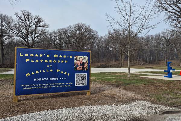 Construction begins on Logan’s Oasis Playground at Marilla Park