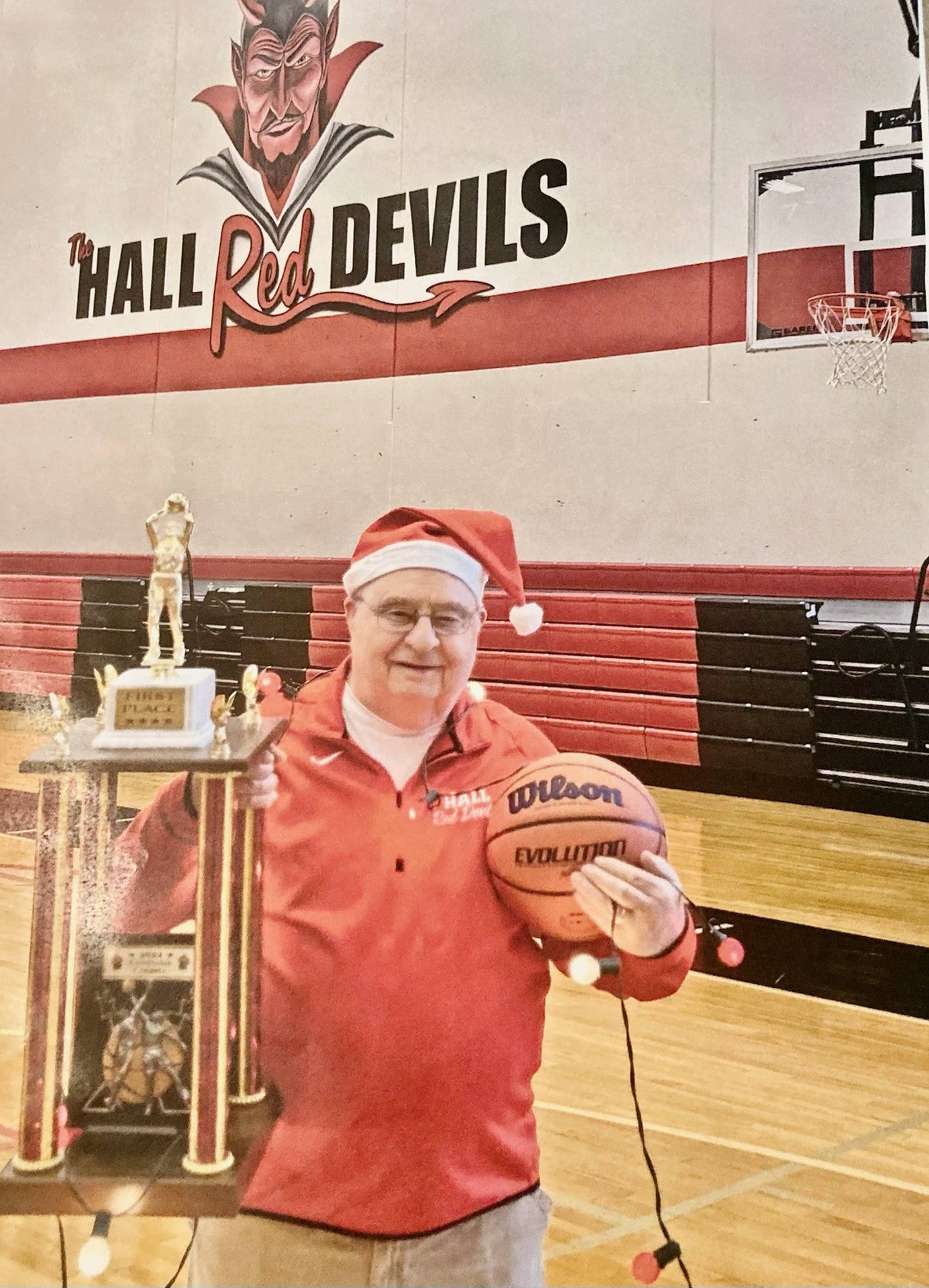 Hall High School "celebrated 50 years of Frank" for its 50th anniversary of the Colmone Classic this season. The tournament was renamed in honor of its founder, Frank Colmone after he retired as athletic director.