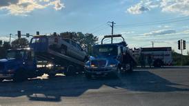 Peace Road, Route 23 reopened in Sycamore after pickup vs. motorcycle crash