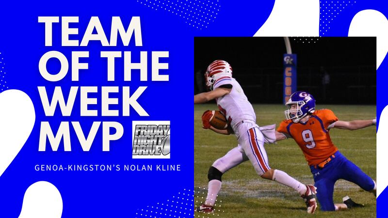 Genoa-Kingston's Nolan Kline, Team of the Week MVP for Week 3 of the 2023 season