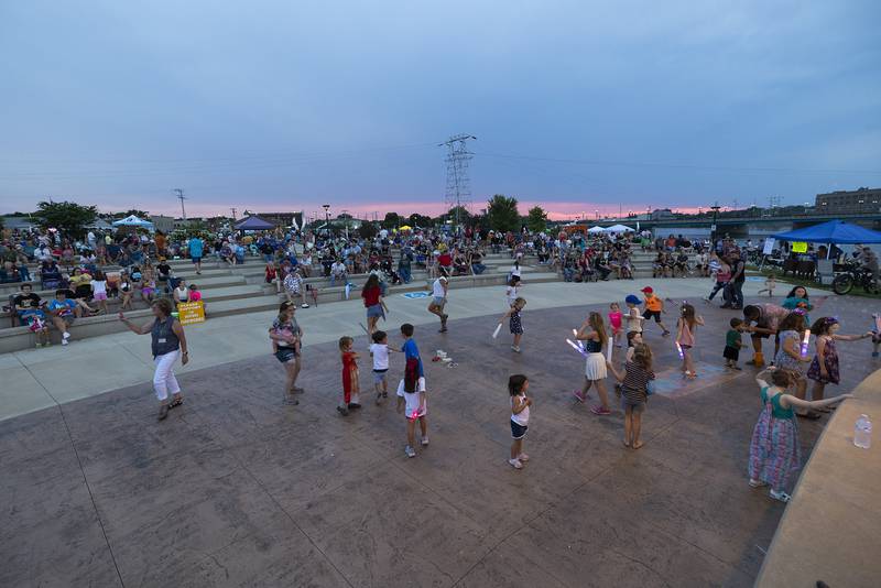 RB&W Park in Rock Falls was the center of attention Thursday, July 3, 2025, as people celebrate the 4th of July weekend.