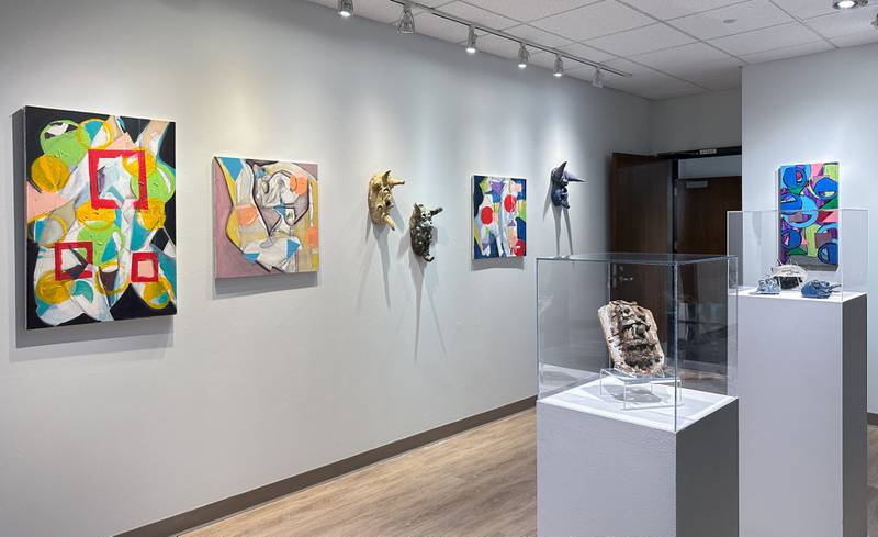 McHenry Community College has installed an exhibit of Doug "Dougie" Webster's work, which will remain on display  through at least Feb. 9, 2025, in the artspace 144 gallery, located on the lower level of Building A.