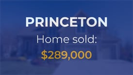 Princeton: Single-family home sells for $289,000