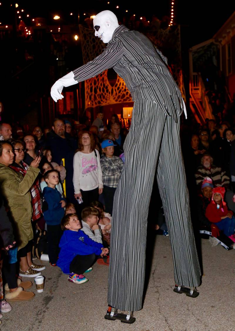 Zombies from Vargo’s Dance perform their “Thriller on 38” on Friday, Oct. 20, 2023 in Geneva.