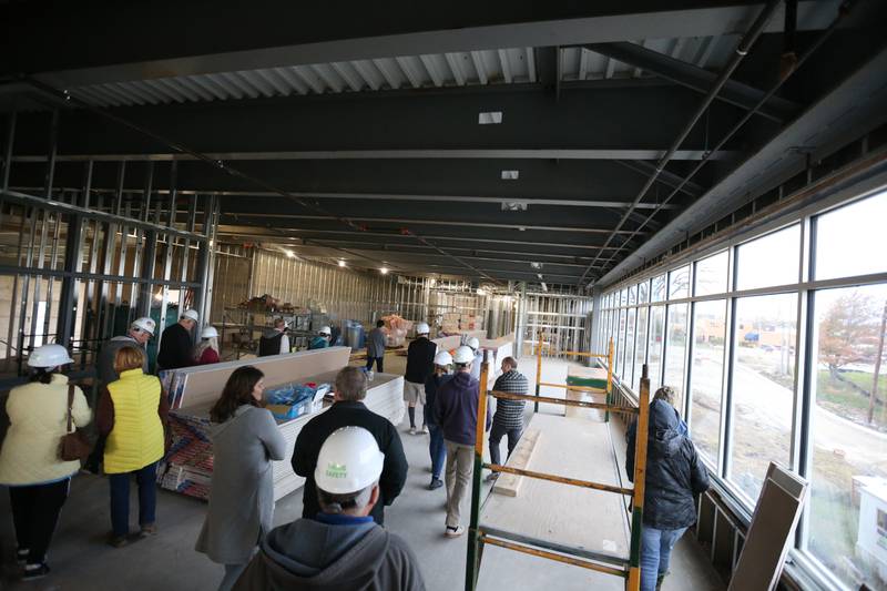 A view of the wellness center inside the new YMCA building on Thursday, Oct., 19, 2023 in Ottawa.