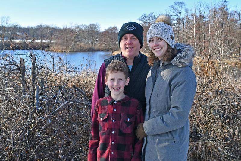 Sarah Gooden, a fifth-grade teacher from Channahon, won the Fall Frolic session of the Forest Preserve District of Will County’s Take It Outside Challenge. She was joined on missions by her husband, Todd, and 10-year-old son, Callen.