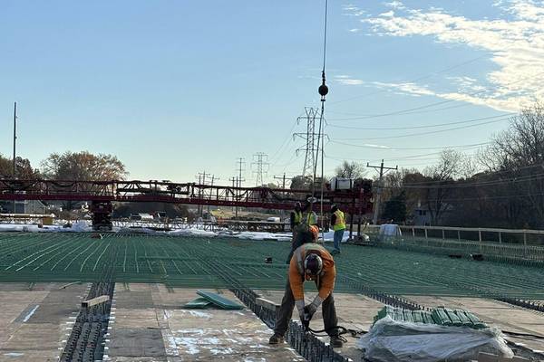 Plainfield bridge project over DuPage River nearing completion 