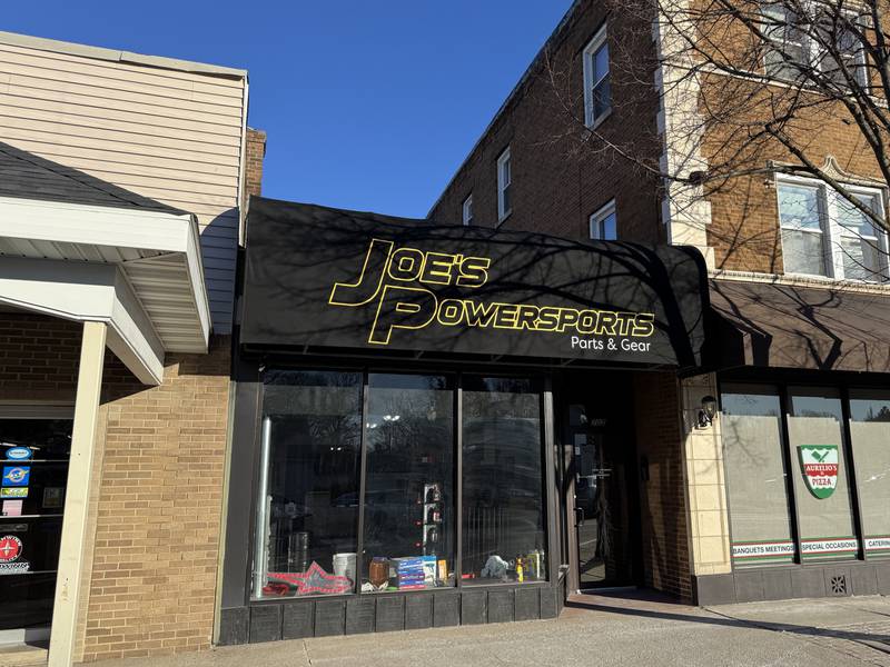 Joe's Powersports at 707 Liberty St. Morris, owned by Joe and Breanna LaPorte, on Wednesday, Jan. 29, 2025.