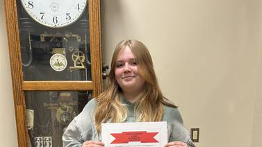 Ottawa Township High School honors Trenity Kimes as January Student of Month