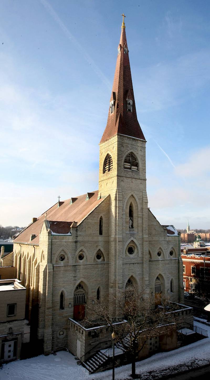 St. Mary Carmelite Church in downtown Joliet.