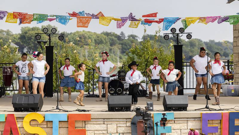 Dancers celebrate their Mexican heritage Saturday, Sept. 13, 2025, at Taste of Fiesta in Rock Falls.
