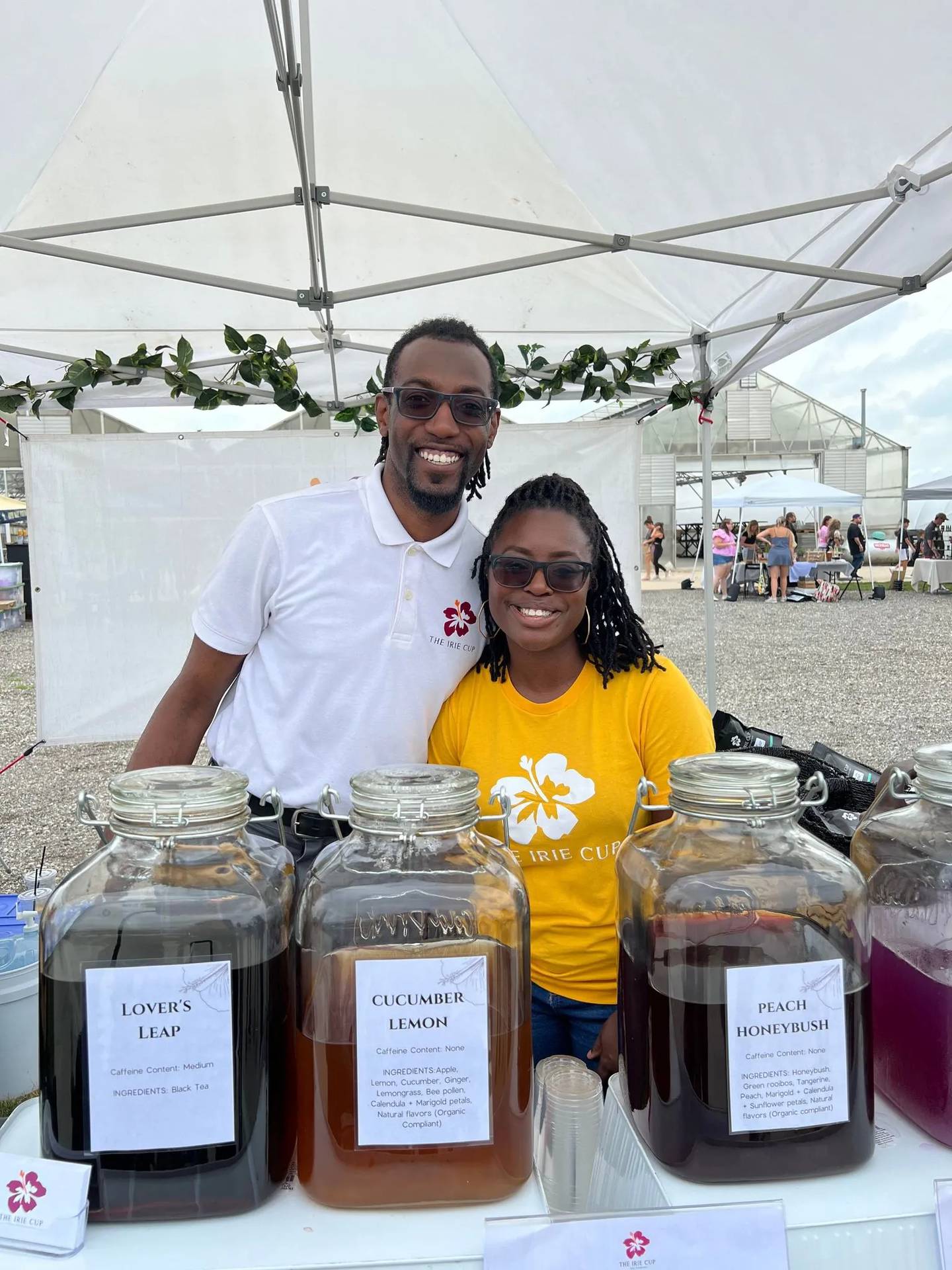 Joe and LaShanda Lewis are opening a new tea shop in downtown Huntley later this year in 2022 after operating the business from their home and farmers' markets since 2020.