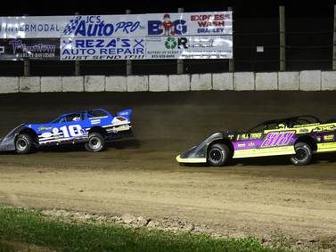 Austin McCarty wins 2nd big pay feature of 2025 at Kankakee County Speedway