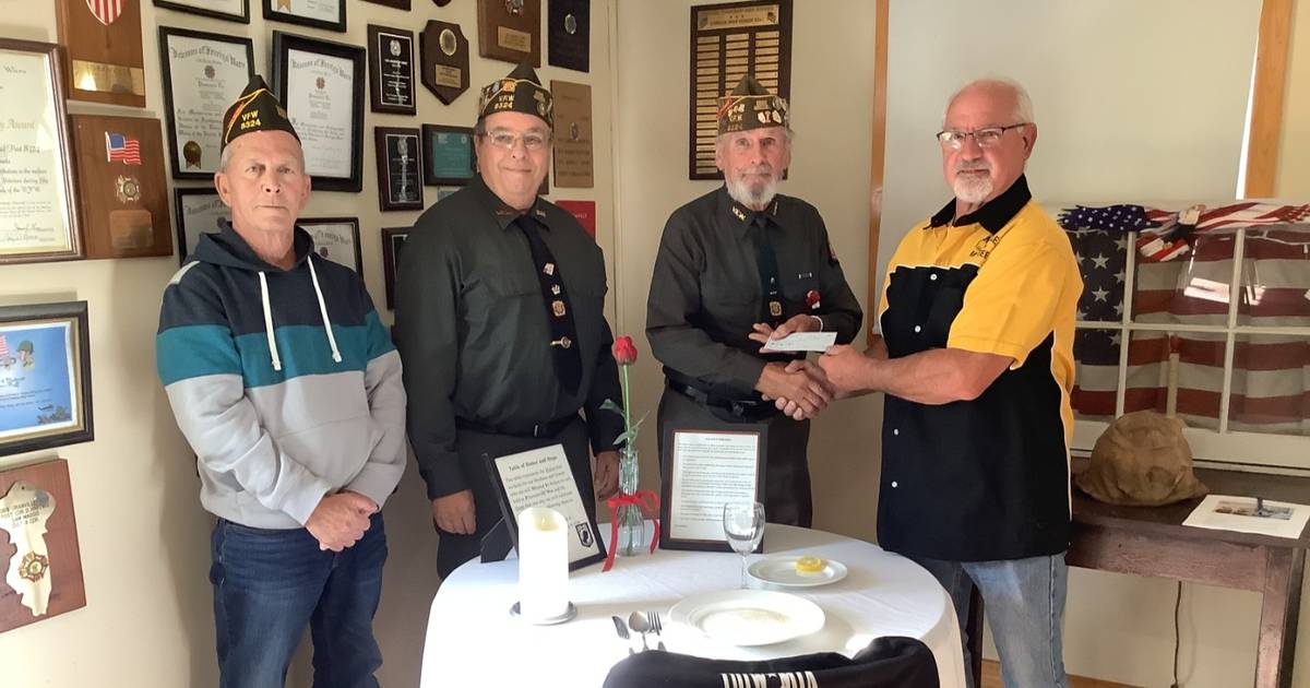 Granville Cruise Committee presents 4K donation to Putnam County VFW