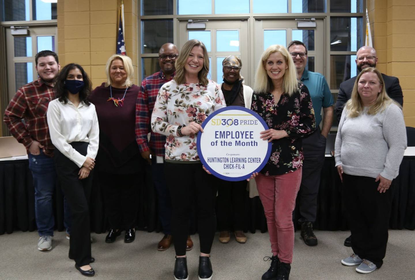 Oswego School District 308 Employees of the Month for April 2022.
