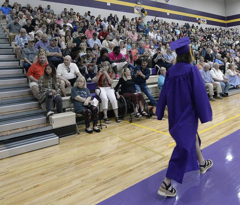 The Mendota High School Class Of 2022, which comprised of 118 students, begins the graduation ceremony Saturday, May 14, 2022.