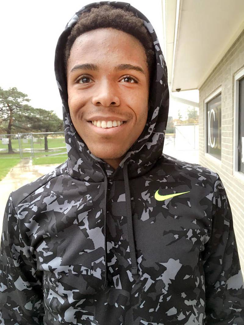 IC Catholic football player Khalil Saunders is the Athlete of the Week