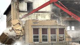 Photos: Demolition of 1899 school continues in Polo