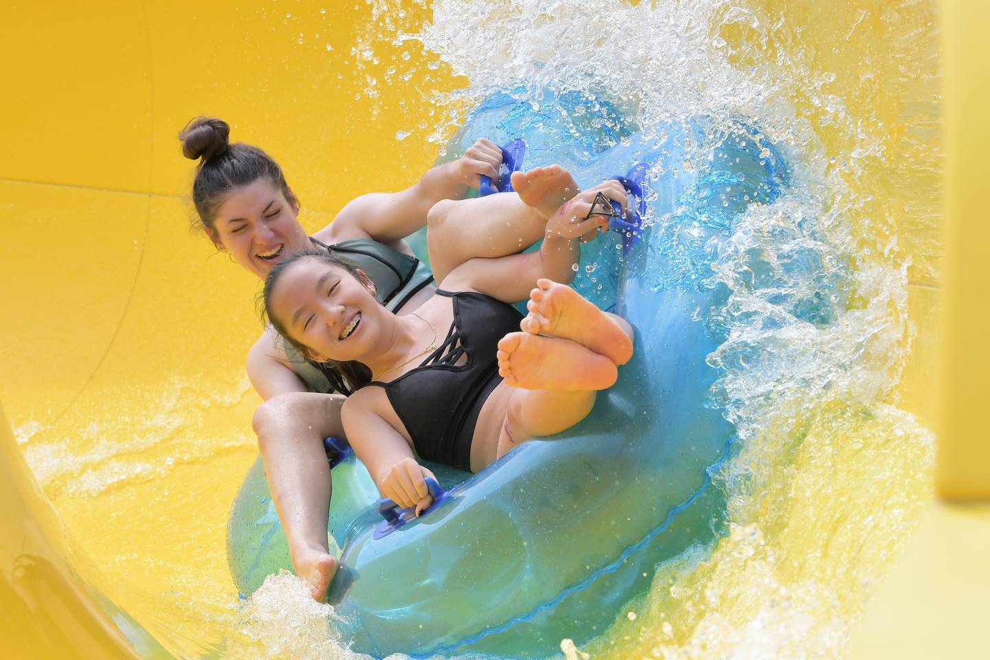 Splash, swim and slide into fun at the St. Charles Park District’s popular Otter Cove Aquatic Park, located in James O. Breen Community Park.