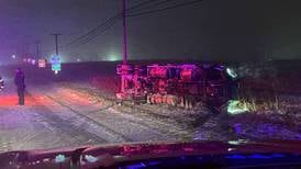 Woman dead in Harvard crash; slick roads factor in several other collisions in McHenry County 