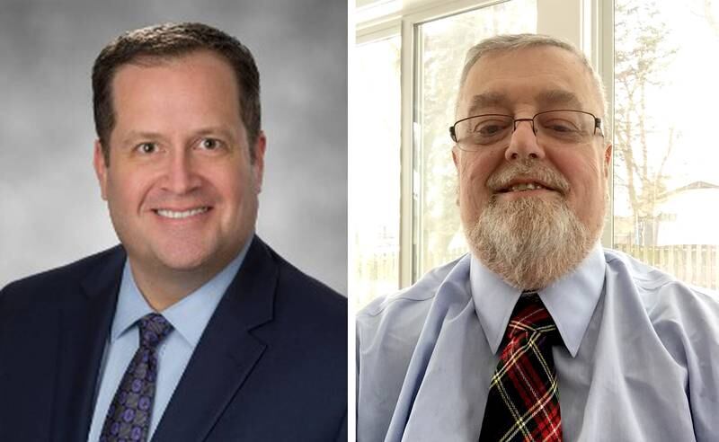 District 13 candidates Todd Wallace (left) and Michael Linder.
