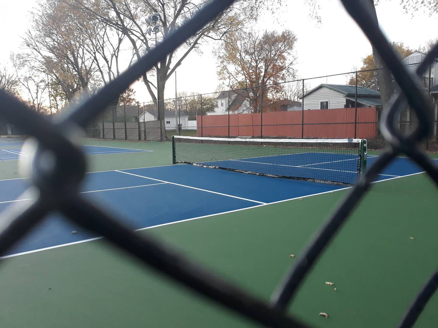 Two pickleball courts, two tennis courts, two four-square courts and a basketball court with two adjustable-height hoops are the final pieces of the about $658,239 Thornton Park renovation.