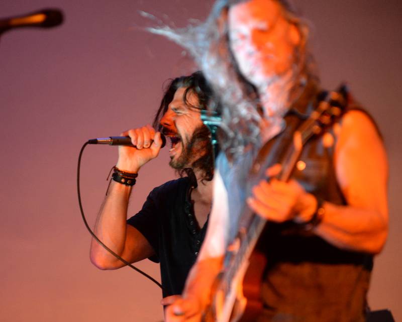 The Chicago Tribute Anthology band returned to the band shell stage in Mt. Morris on Friday, July 25, 2025 re-creating many of the songs from Chicago, the classic rock band.