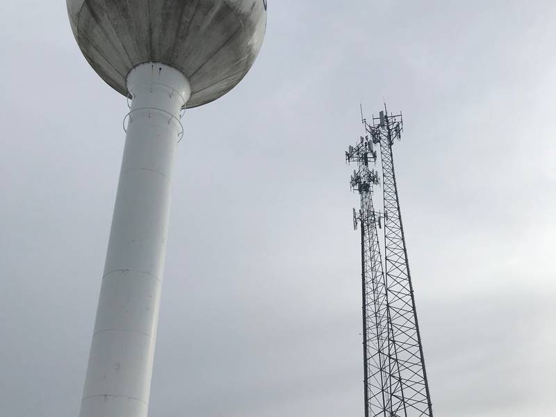 Utica is going to sell these two cellular towers, both located on Clark's Hill.