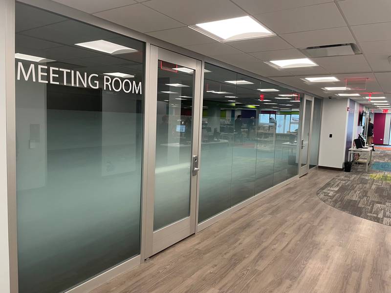 New lower level meeting rooms are part of the Algonquin Area Public Library's Eastgate Branch recent, $6 million renovation. They're shown on Jan. 6, 2025, the day the branch reopened.