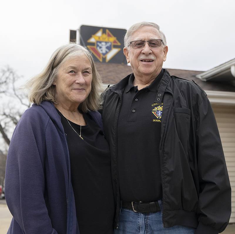 Ann and Larry Prindaville of Dixon work together on many volunteer projects including the Knights of Columbus, The Elk’s Club and St. Anne’s Church.