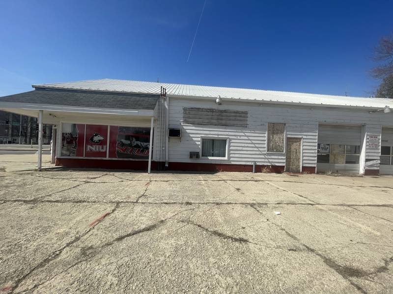 The former Illini Tire Co. building is seen Thursday, March 13, 2025, at 1031 W. Lincoln Highway in DeKalb.