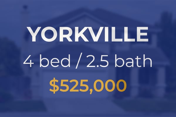 Single-family home sells for $525,000 in Yorkville