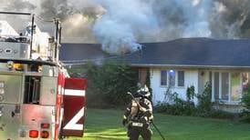 Photos: Garage destroyed, home damaged near Oregon